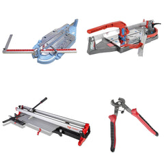 Score and snap tile cutters from Sigma, Montolit and Rubi Tools