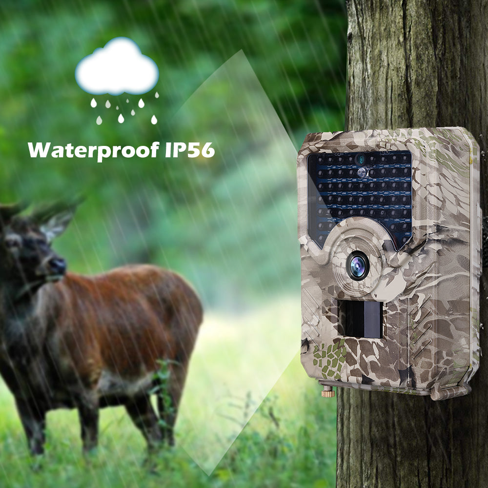 Clear Vision Wildlife Trail Camera IR LED Waterproof Video Wildlife Cameras Night Vision Infrared Trail Cam