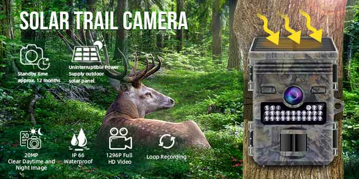 Secure Lyfe Solar Powered Hunting Trail Camera