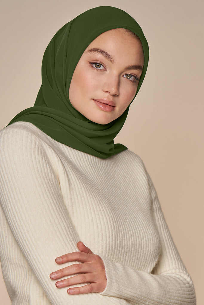 Chiffon Hijabs - tagged "Green" - Haute Hijab