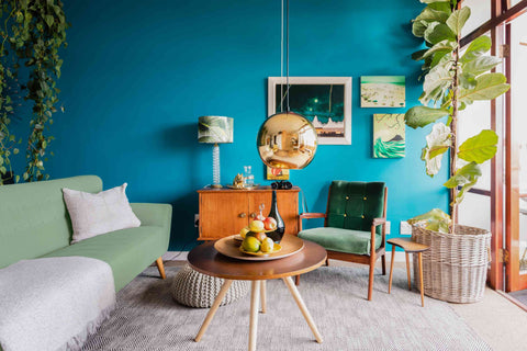 Colourful living room