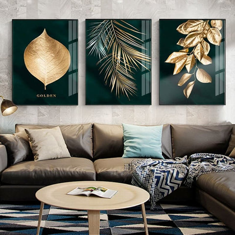 Golden Leaf Art Series