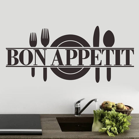 Bon Appetit Kitchen Decal