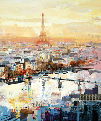 Tom Butler artwork of Paris