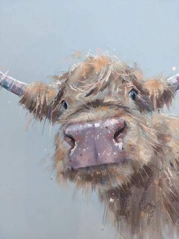 Nicky Litchfield artwork of a cow