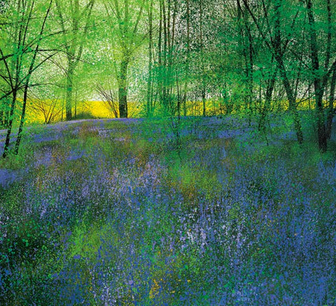 Paul Evans bluebell wood art