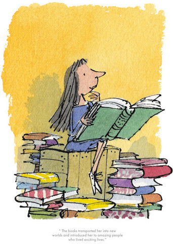 Roald Dahl Matilda print