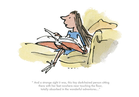 Roald Dahl Matilda print