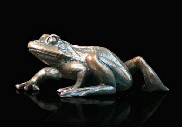 Keith Sherwin Small Frog Walking | Solid Bronze Sculpture | The Rose ...