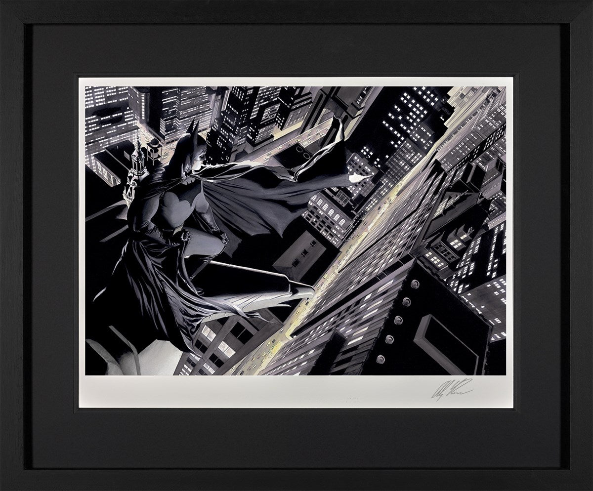 Batman Knight over Gotham DC Comic Book Art| Limited Edition Framed artwork  | Free UK delivery – The Rose Gallery