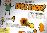Cyanide & Happiness Dick Knob Poster
