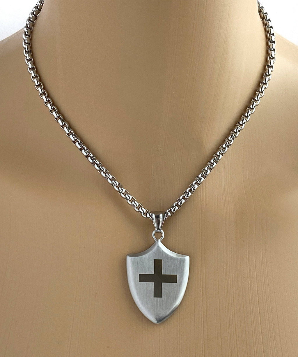 Mistress Owner Symbol Shield Necklace, Gift for Her, 24/7 Wear Non