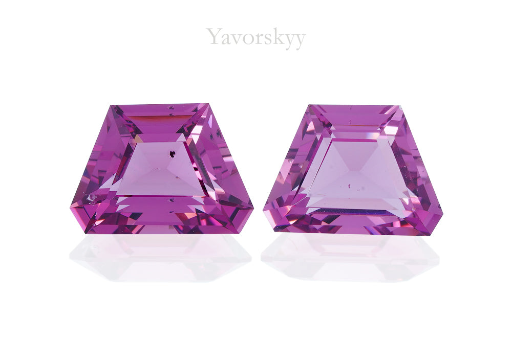 Rhodolite 3.47 cts / 2 pcs
