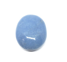 Load image into Gallery viewer, Angelite Genuine Palm Stone from Peru 92g FREE SHIPPING