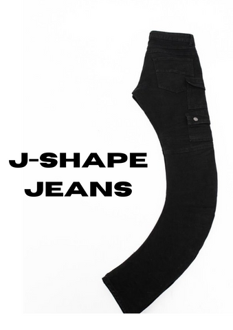 J-shape jeans