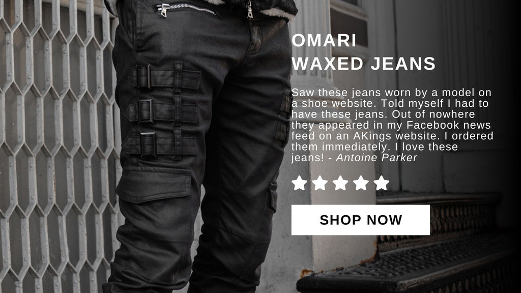 Omari Waxed Jeans