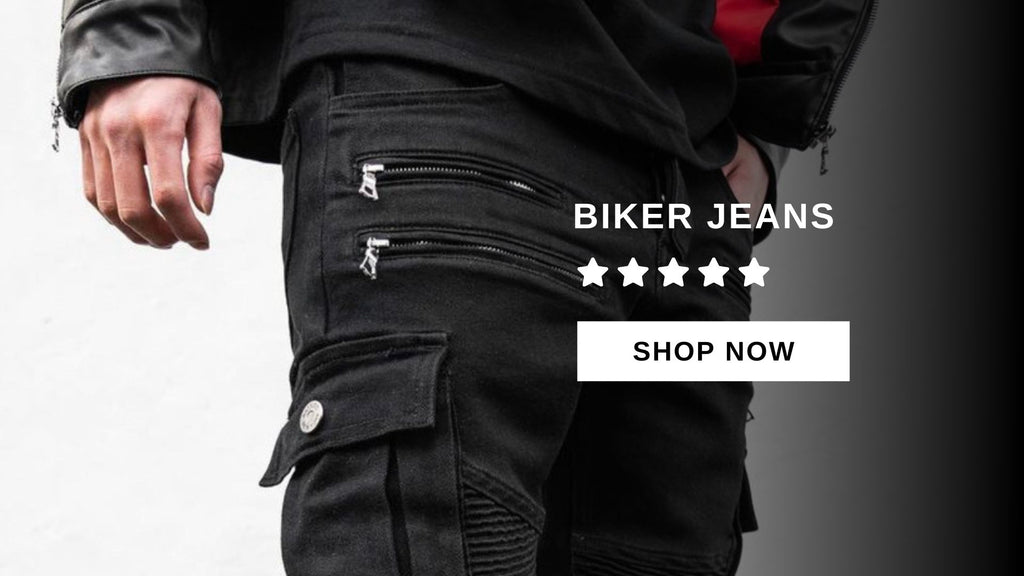 Biker Stacked Jeans