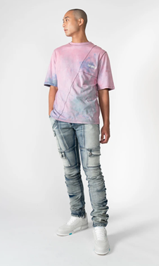 Summer Tee and Kyle Blue Jeans for Men