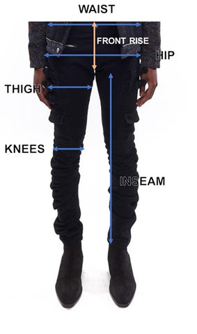 Parts of Pants/Jeans - waist, thigh, Inseams
