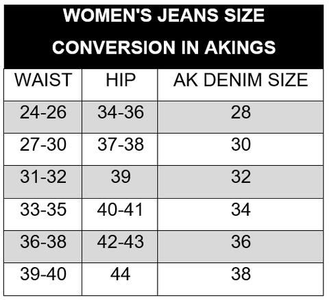 Pants Size Conversion Charts + Sizing Guides for Men & Women