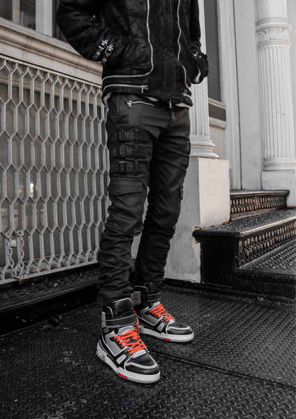 Omari Waxed Jeans