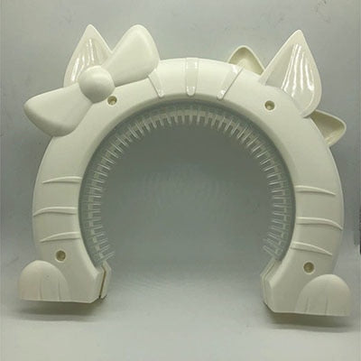 2 in 1 Cat Dog Door With Hair Brush 