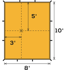 Refuge Tarp Dimensions