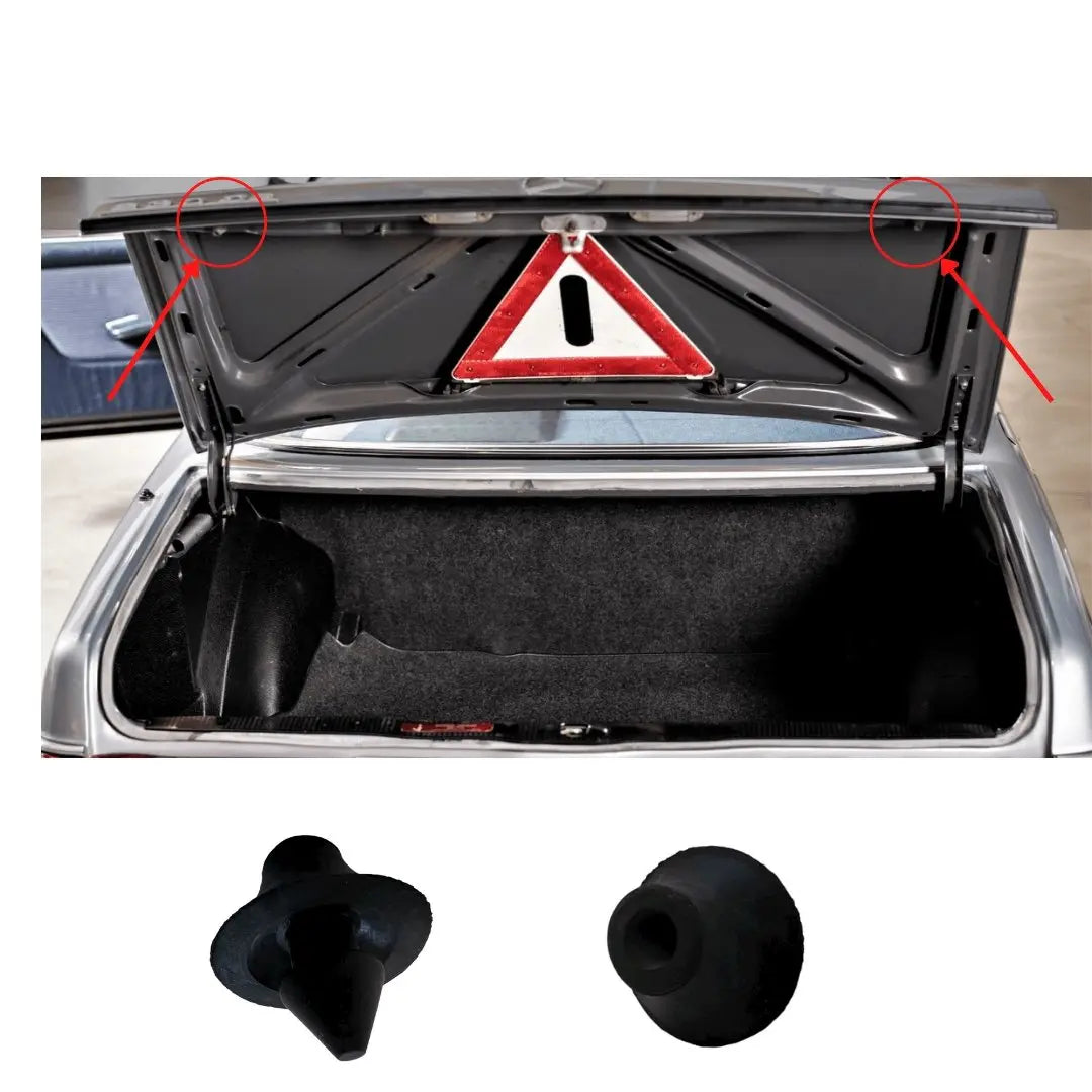 Rubber buffer stop trunk lid SET New