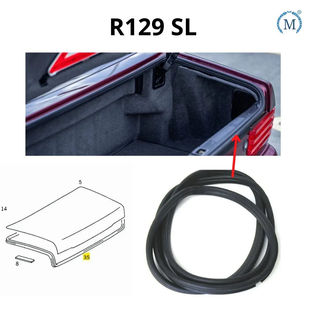 R129 SL Tampa do porta-bagagens selada nova