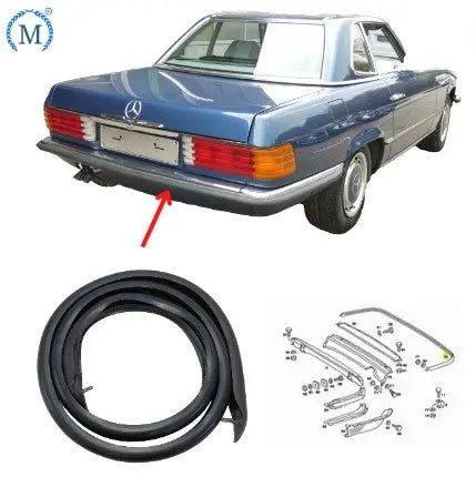 W107 SL SLC Schutzschiene Stossfänger hinten Neu