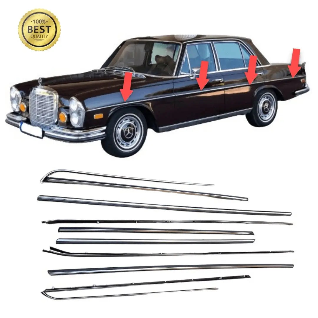 W109 SEL trims complete SET NEW