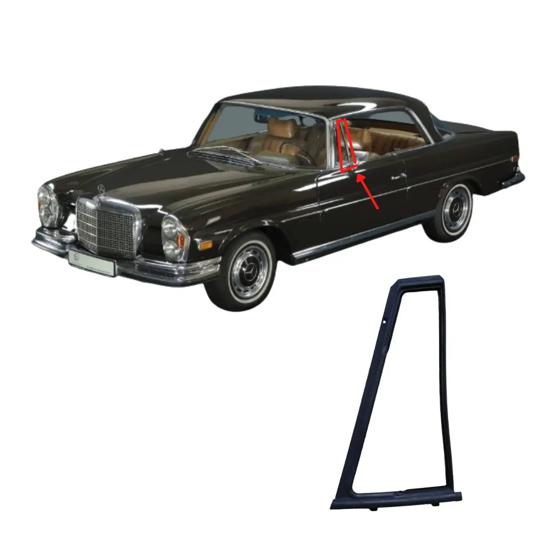 W111 W112 Coupé & Cabrio sealing front left hinged window new