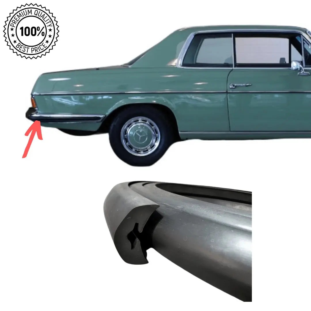 Goma de impacto del parachoques trasero del W114 Coupé NUEVO