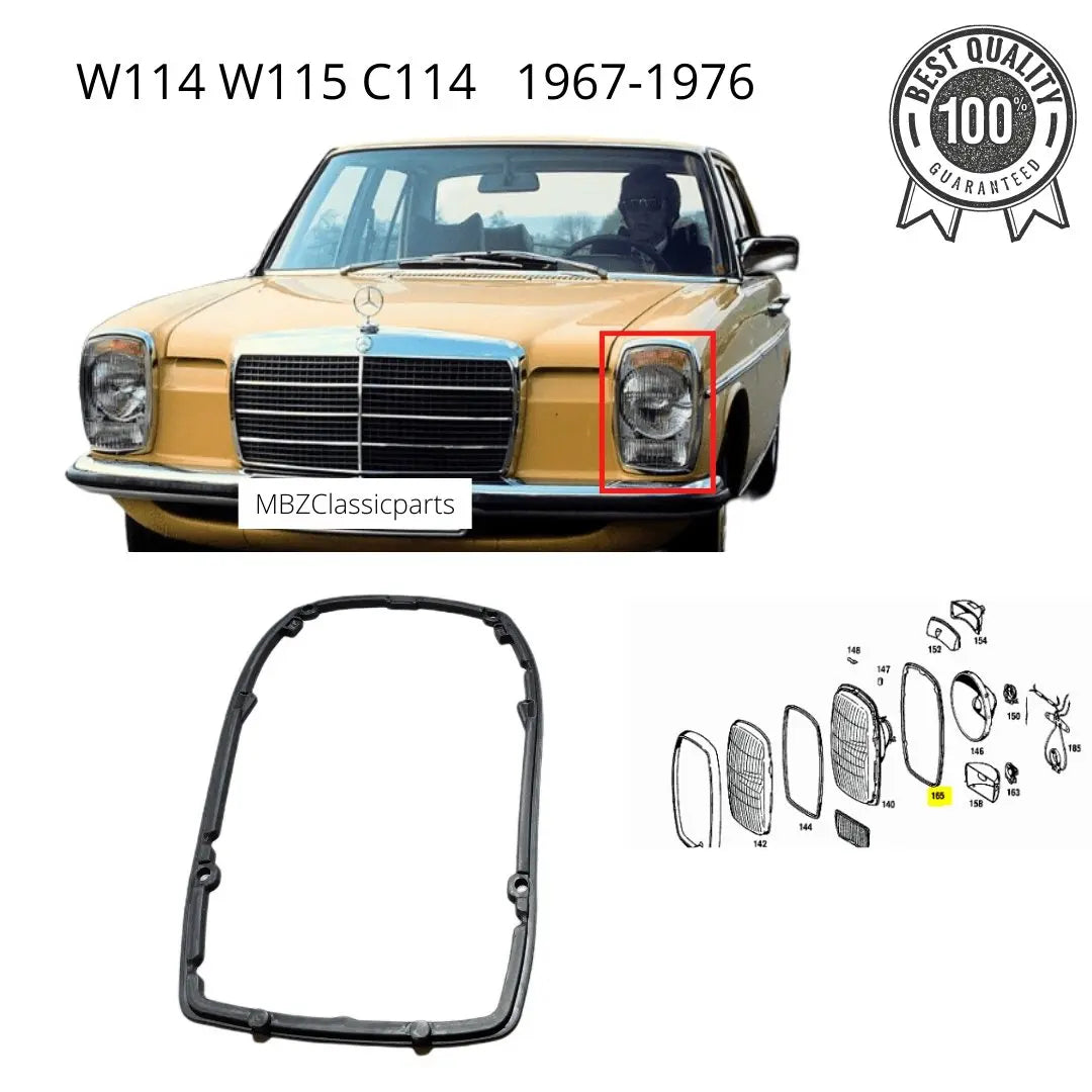 W114 W115 C114 koplamp afdichting NIEUW