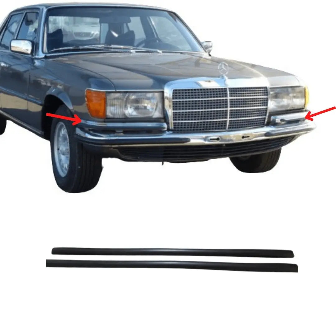 W116 S SE SEL front bumper rails top new