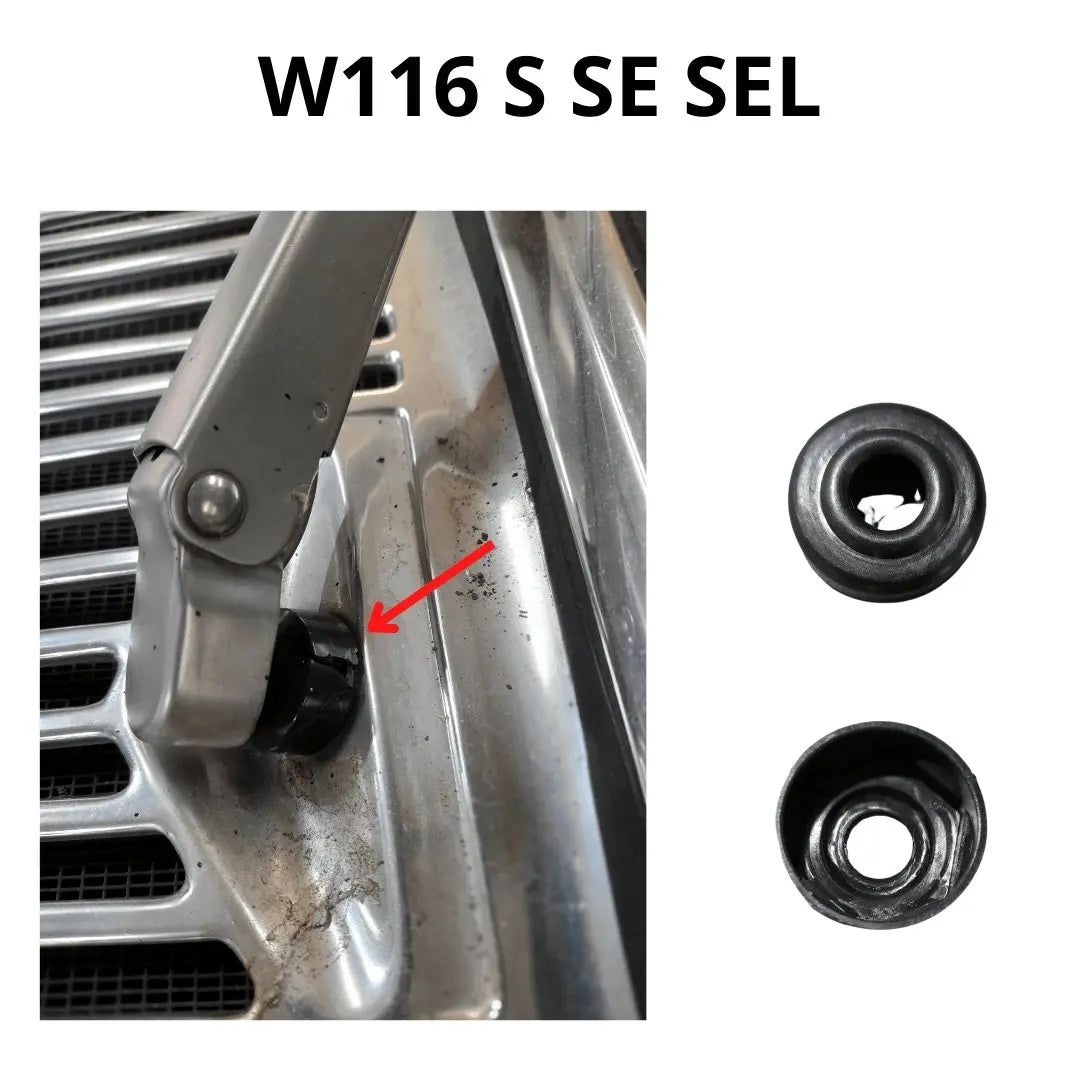 W116 Scheibenwischer Abdeckung/Kappe SET NEU