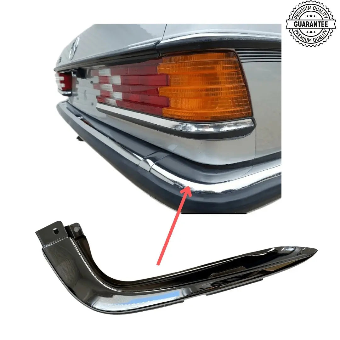 W123 coupe bumper corner rear right NEW