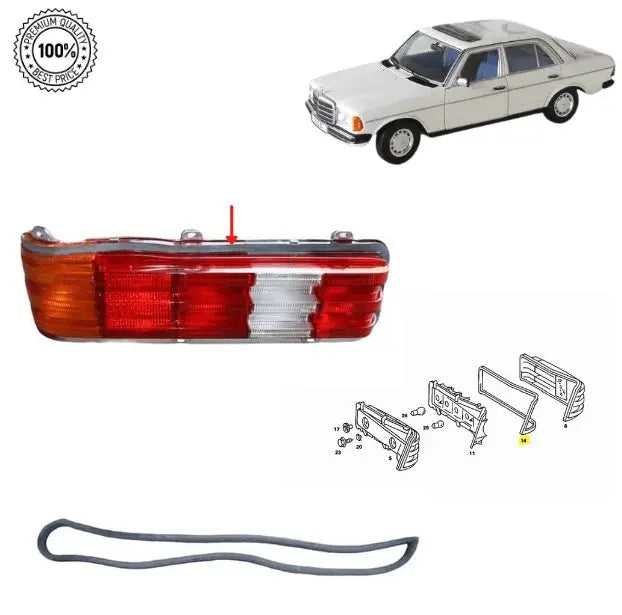 W123 Sedan / Coupé Rear Light Sealing New