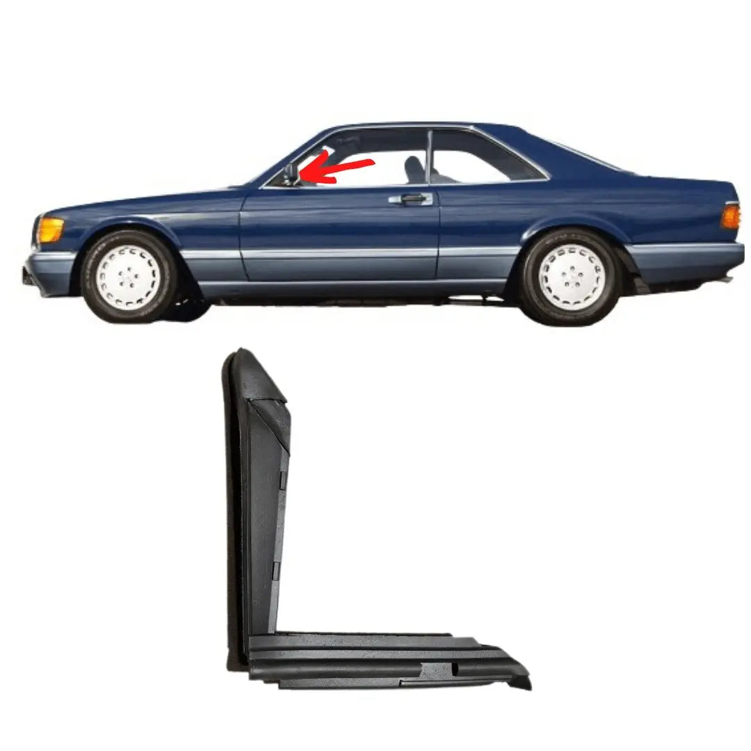 W126 Coupé Guía de ventana SEC izquierda NUEVO