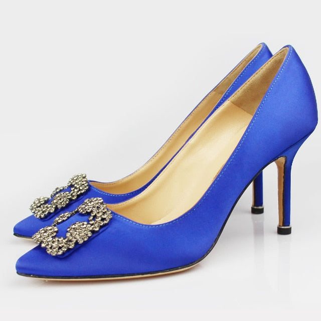 manolo blahnik blue wedding shoes