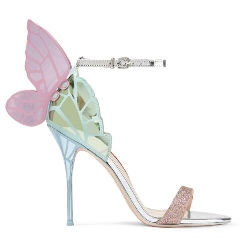 shoes with butterfly wings on the back
