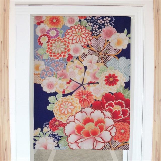 Door Curtain Uwajima ( 2 sizes and 4 ways to hang it)