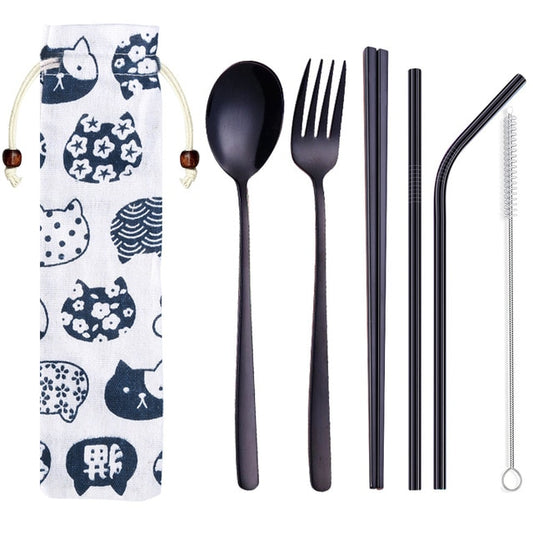 Portable Cutlery Set Eri - Japanese Chopsticks - My Japanese Home