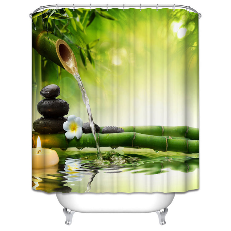 Shower Curtain Zen Relaxation