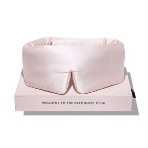 Sunset Pink Silk Sleep Eye Mask - Glow Apothecary