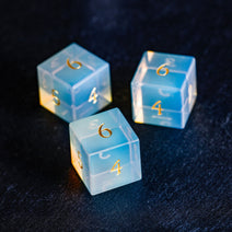 Opalite Gemstone DnD D&D Dice D6 Nav Image 2