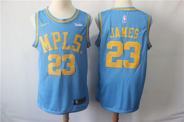 lebron lakers throwback jersey