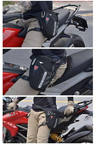 Sacoche de jambe biker en cuir ! Super pratique et esthétique  #cadeau#biker#ladyrider#moto#sacoche#cuir#