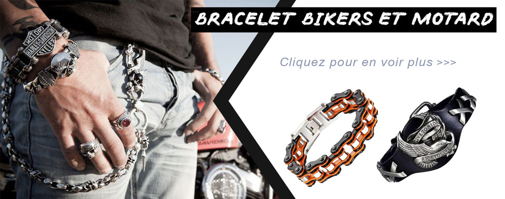 Bracelet bikers et motard