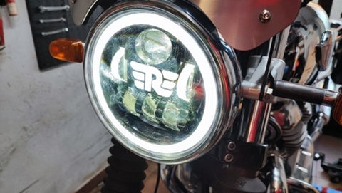 royal enfield motorcycle led headlight